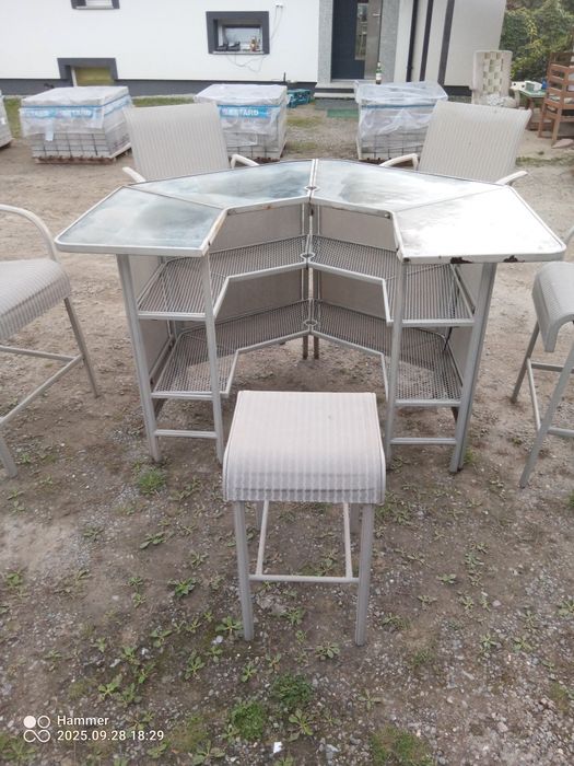 Bar ogrodowy narożnik do spotkań