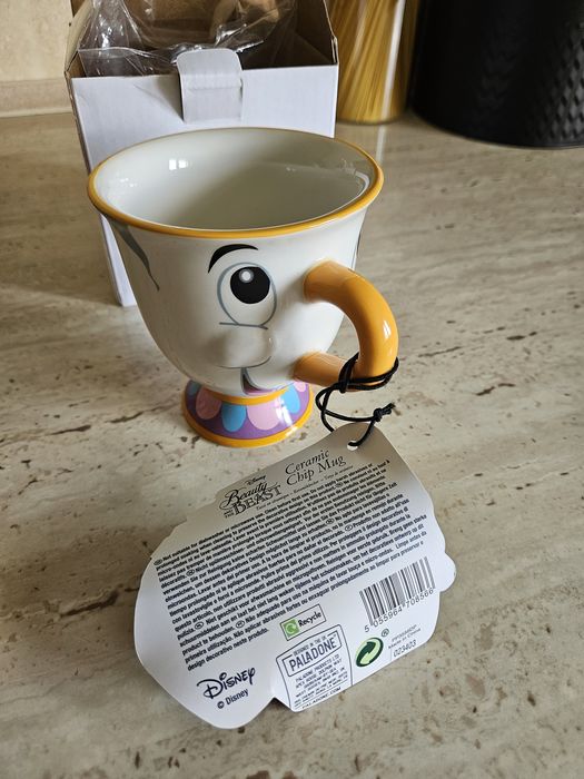 Filiżanka disney chip piekna i bestia