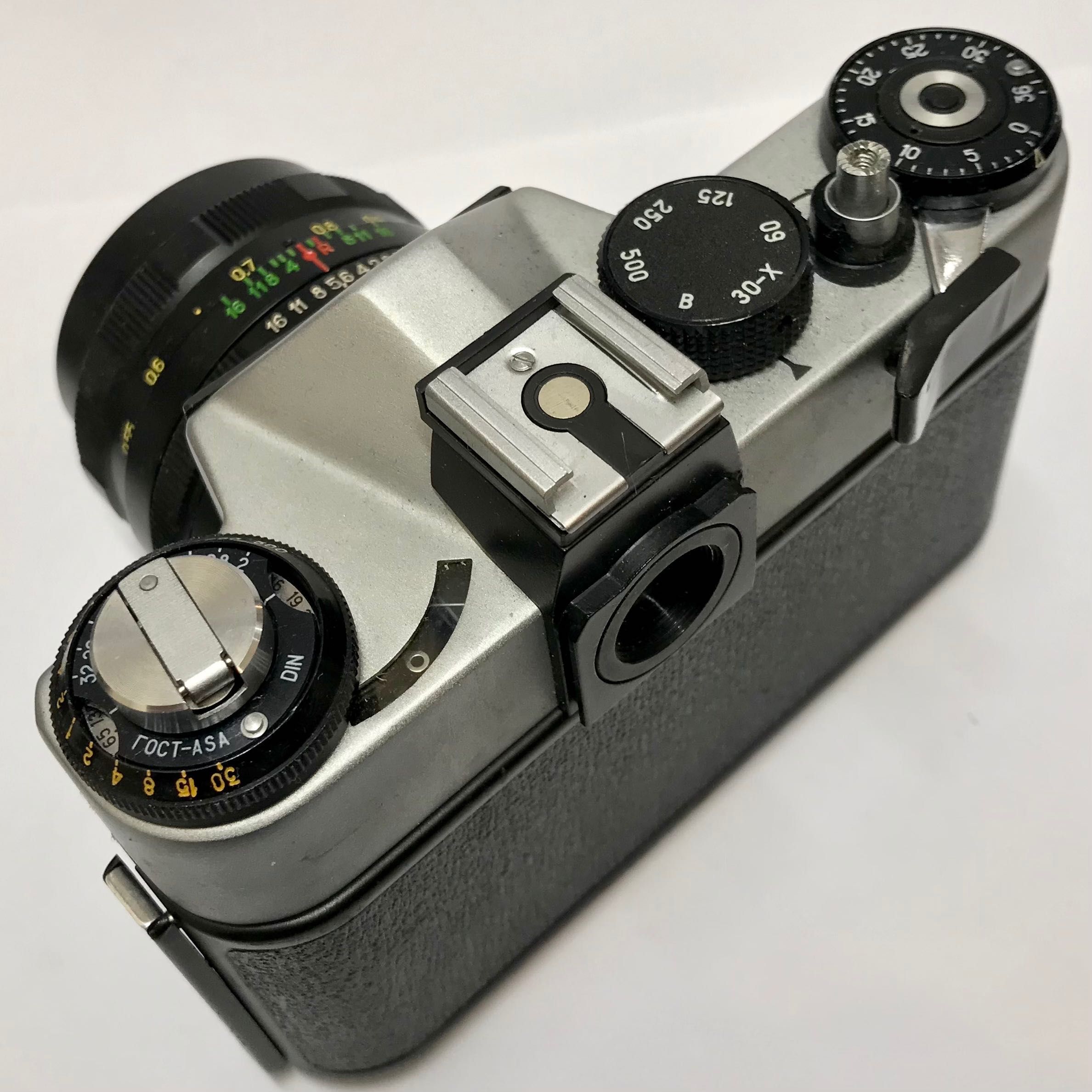 ZENIT ET Aparat Obiektyw HELIOS 44 M4 oryginalne ETUI sprzęt VINTAGE