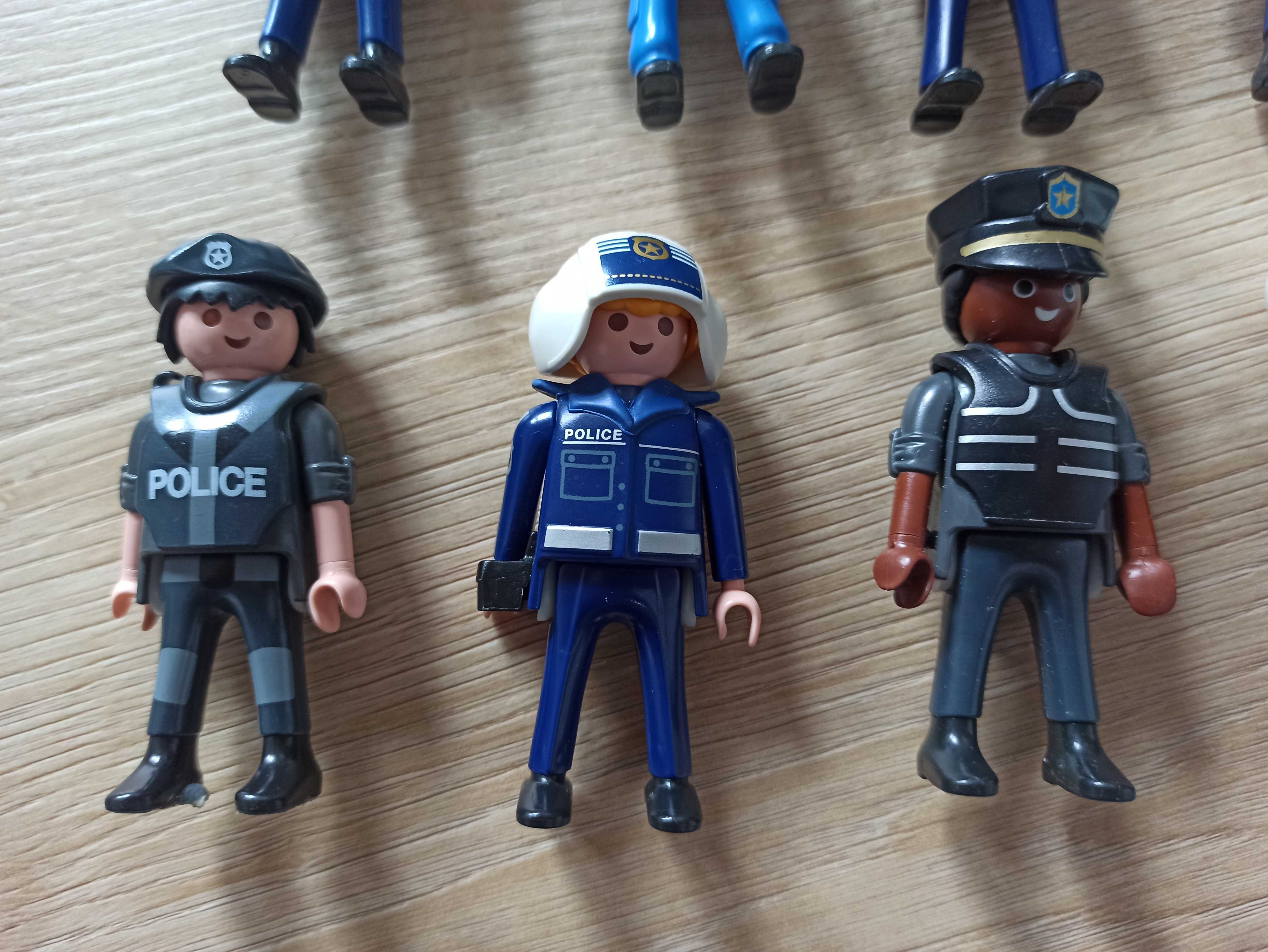 Figurki ludziki Playmobil policjanci 10 sztuk
