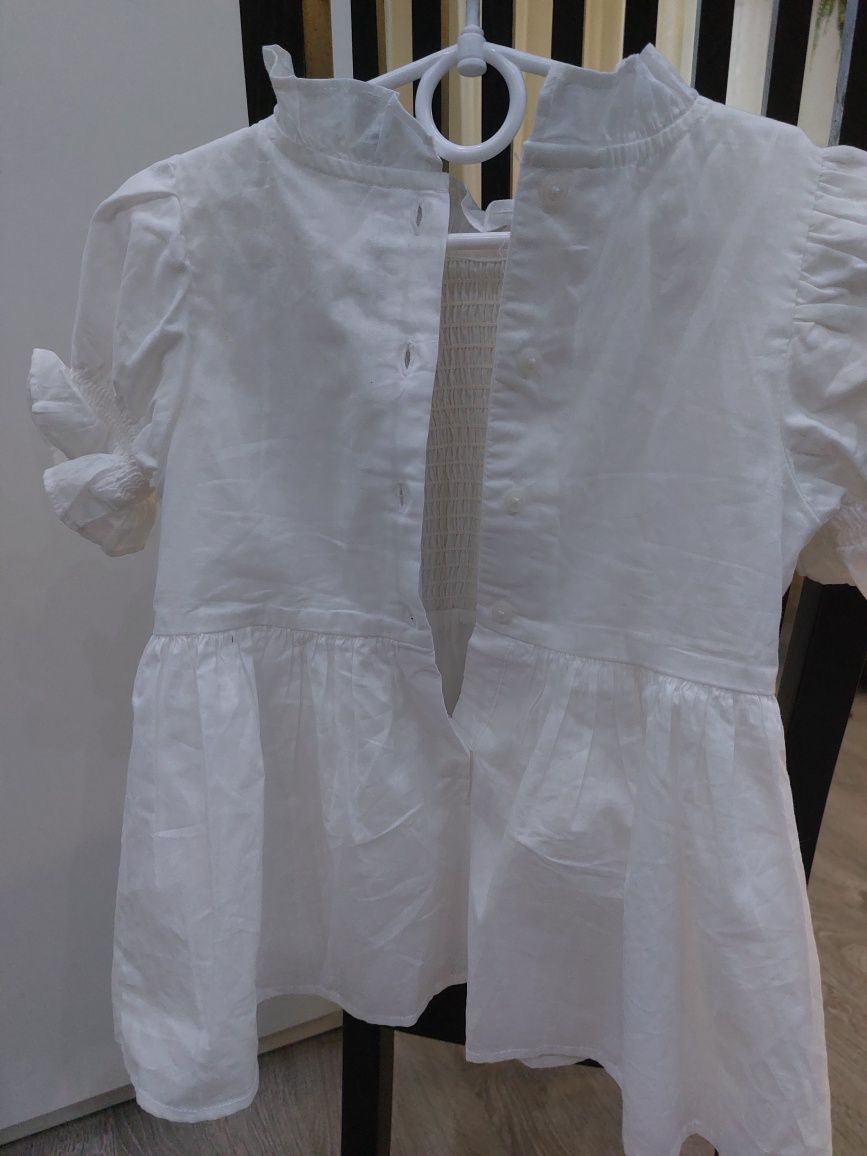 Блуза белая нарядная