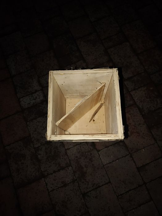 Skrzynia skrzynka pudelko paczka doniczka z mocnej dklejki