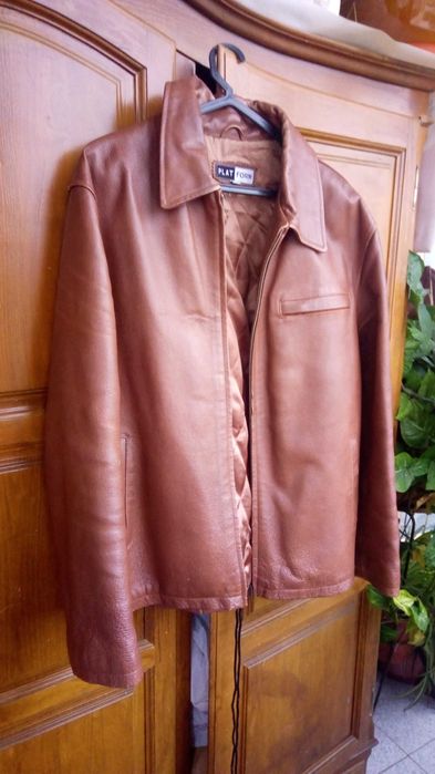 Casaco de pele homem M