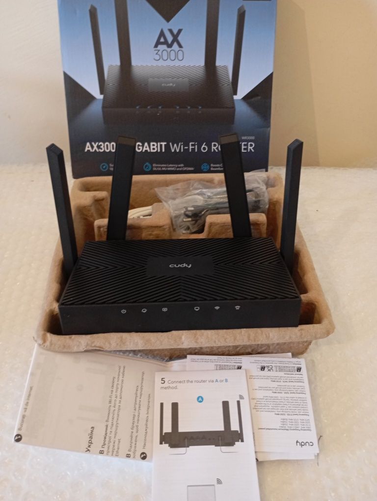 Router Cudy AX3000 Gigabit Wi-Fi 6 (Nowy)