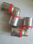 Kolano PEX 32mm ZAPRASOWYWANE Zaciskane Złączka Rur Kolanko Mosiężne