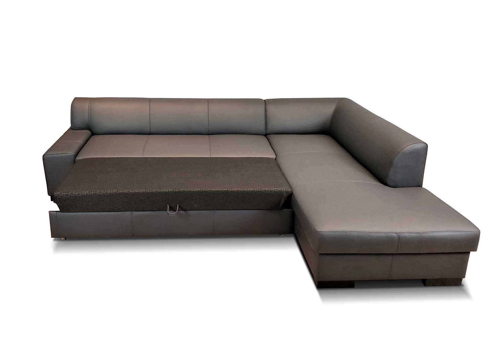 Narożnik skórzany 285x220cm, rogówka ze skóry sofa skóra naturalna