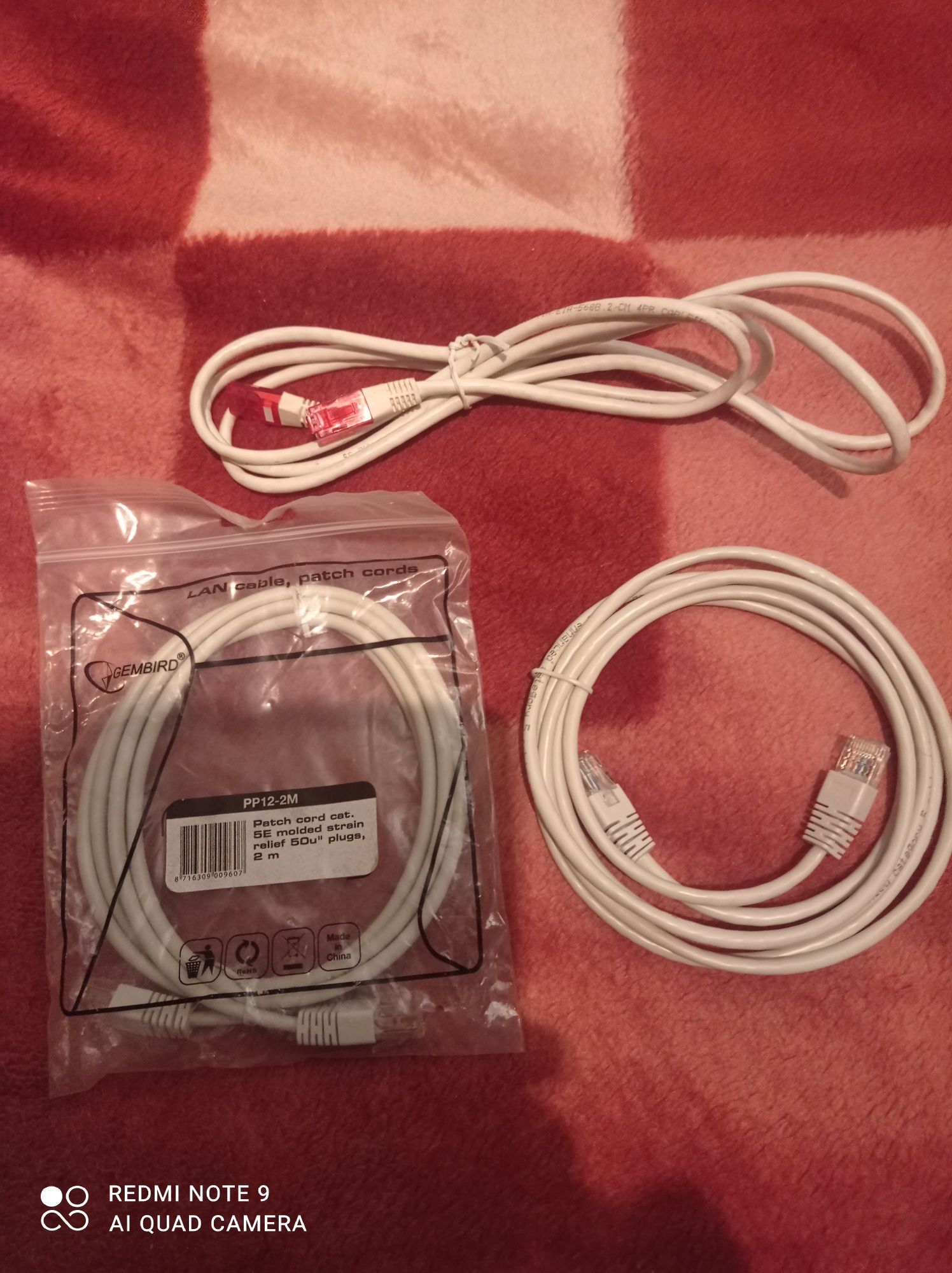 Kabel ethernet lan rj45 2m
