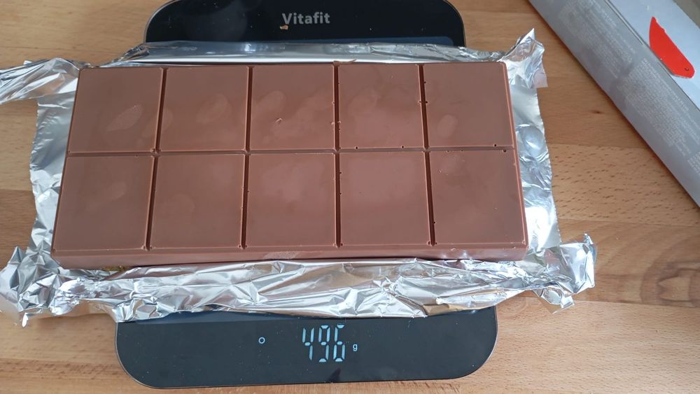 (NOVO) Chocolate do Dubai-Caseiro em Tablete Grande-25x13.5x2.1cm-500g