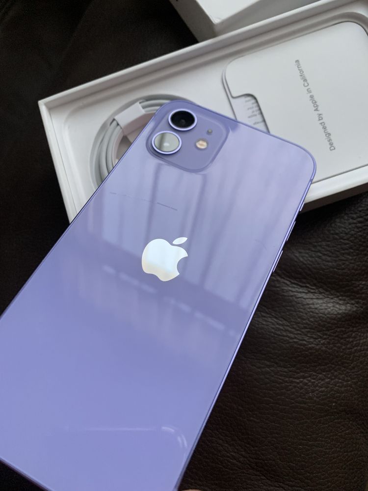Iphone 12 64 gb kolor fiolet jasny