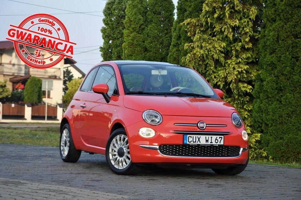 Fiat 500 1.2i(69KM)*Lift*my Car*Led*Panorama*Parktronik*I Wł*CHrom*Alu15"ASO