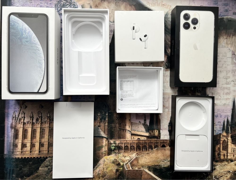 Box на iphone 13 pro, Iphone XR, airpods 3