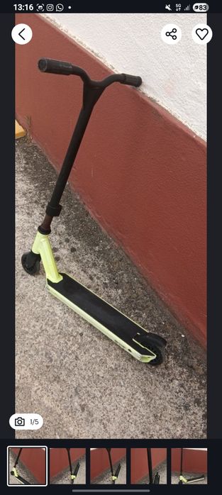 Trotineta para crianças