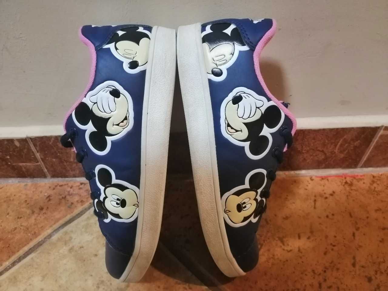 Mickey Mouse Disney buty rozm. 33 wkładka 22 cm granatowe