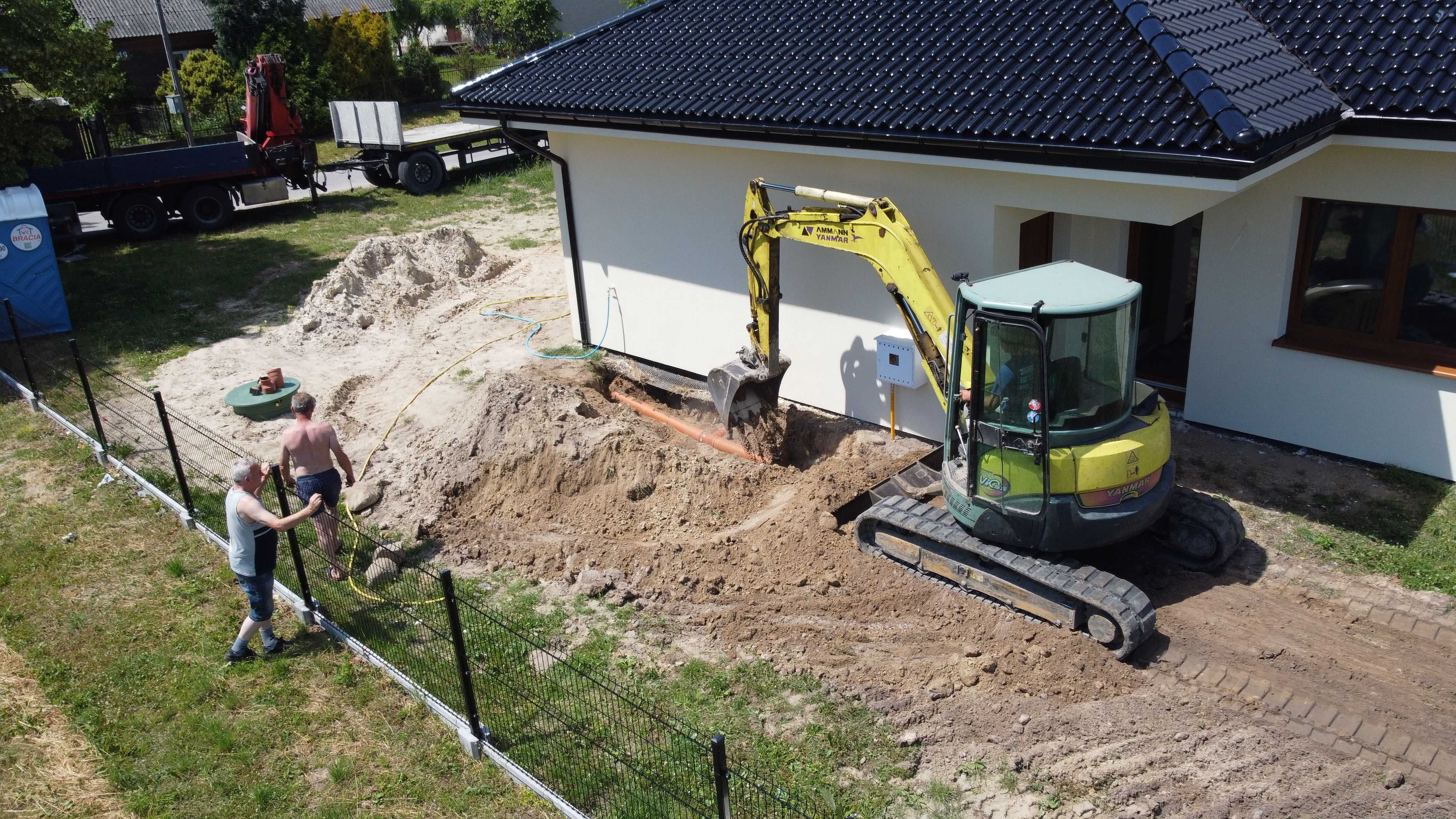 Szambo z wykopem Zbiornik Betonowy Zbiorniki na Szamba Wodę Deszczówkę