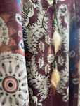 koszula poncho boho style z piórami QED LONDON