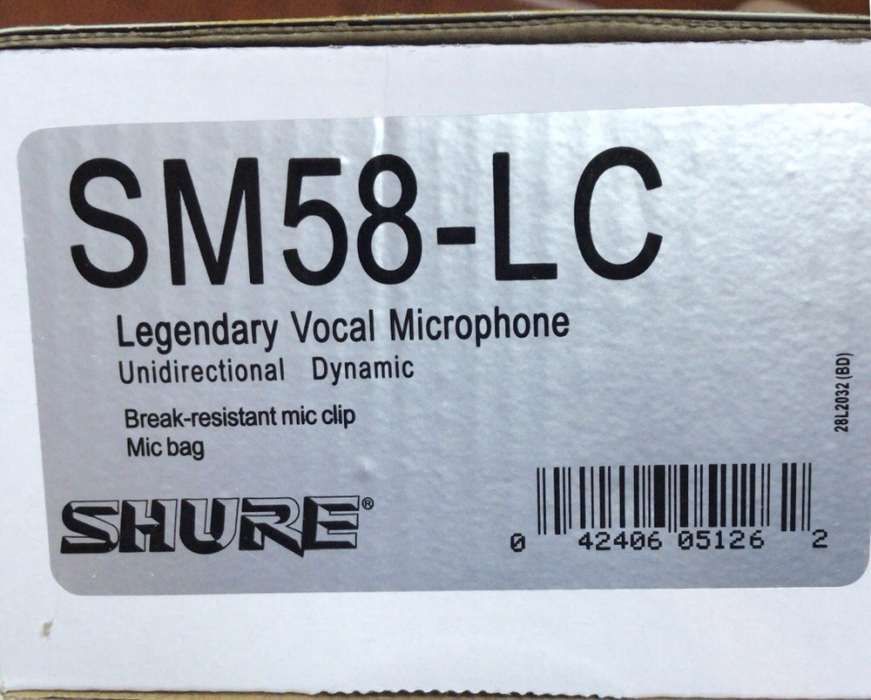 Microfone shure sm58