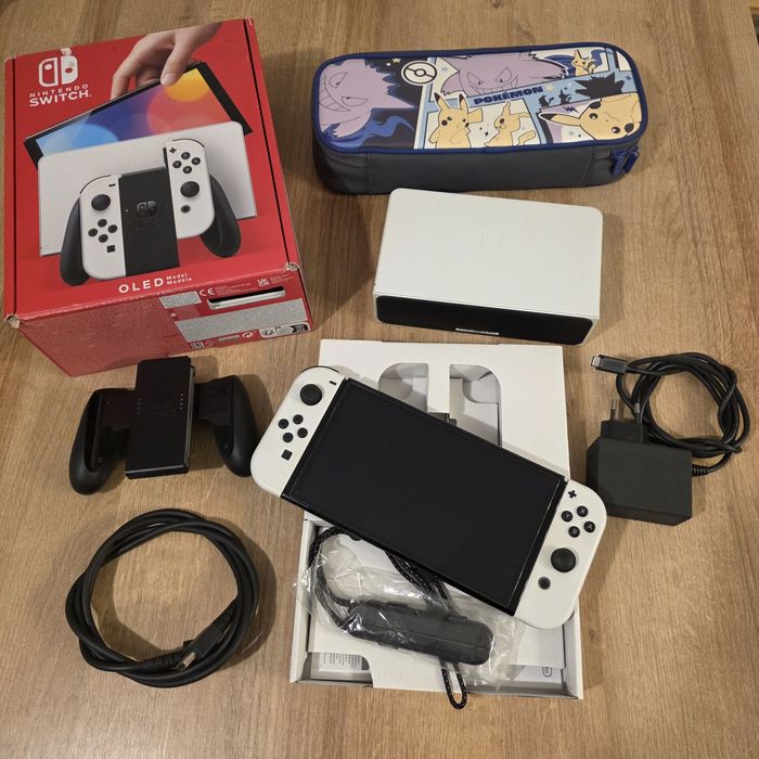 Nintendo Switch OLED + GRY zestaw