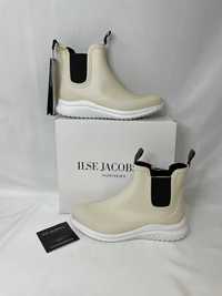 Ilse Jacobsen botki kalosze gumiaki mleczne 41 buty jesien