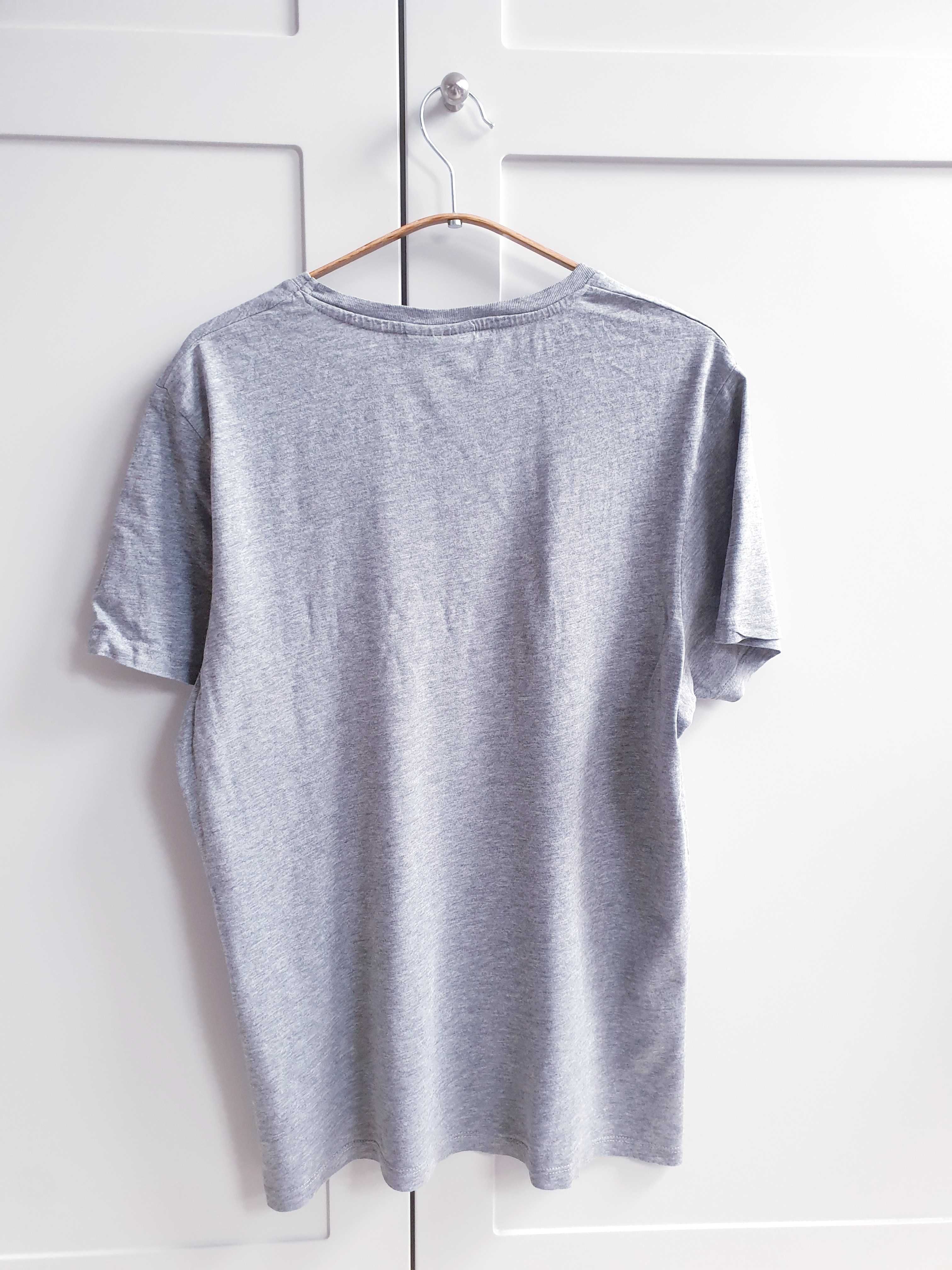 Szara koszulka t-shirt Craghoppers podróżnicza M L męska