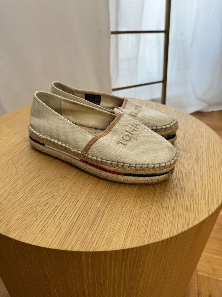 Tommy hilfiger balerinki espadryle 36