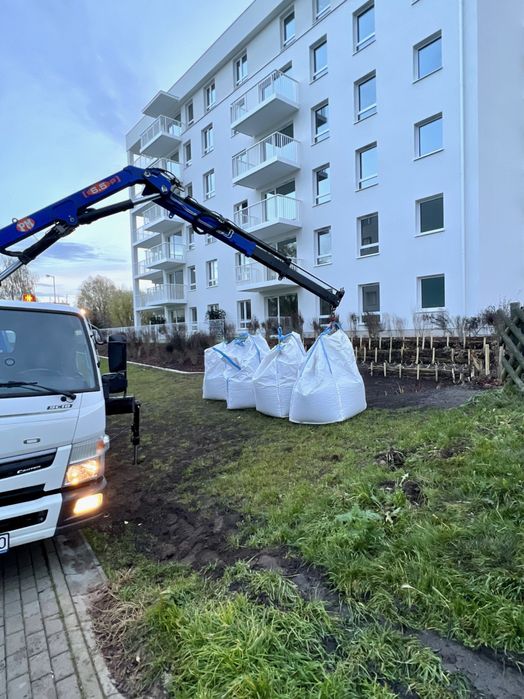 Piasek w workach big bag / dostawa HDS / kruszywa w big bag