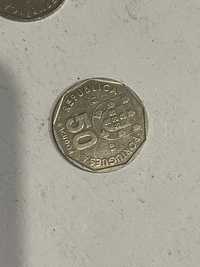4 moedas de 50 escudos