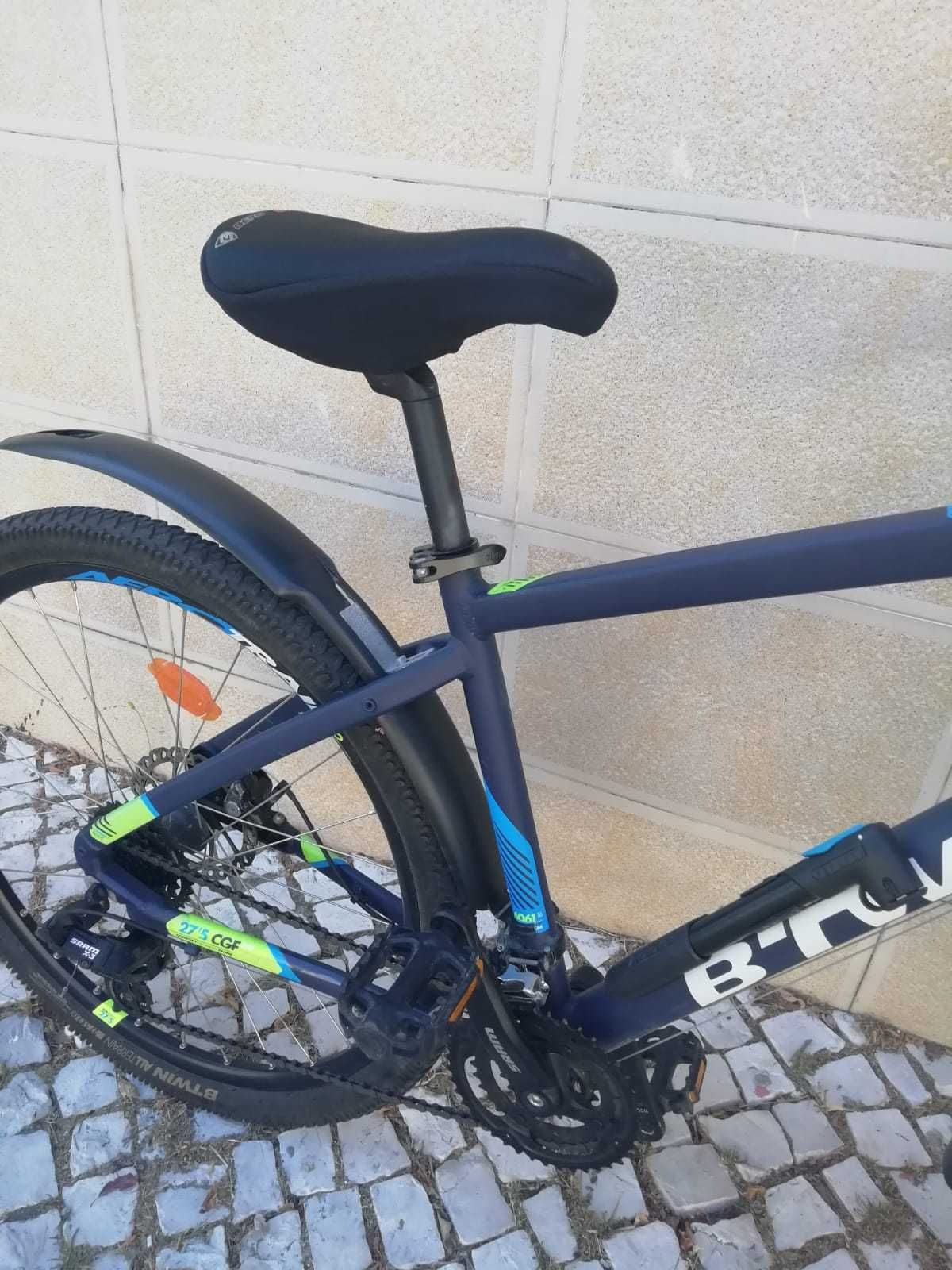 Bicicleta Rockrider 520 L 27.5" Mountain Bike - Navy Blue