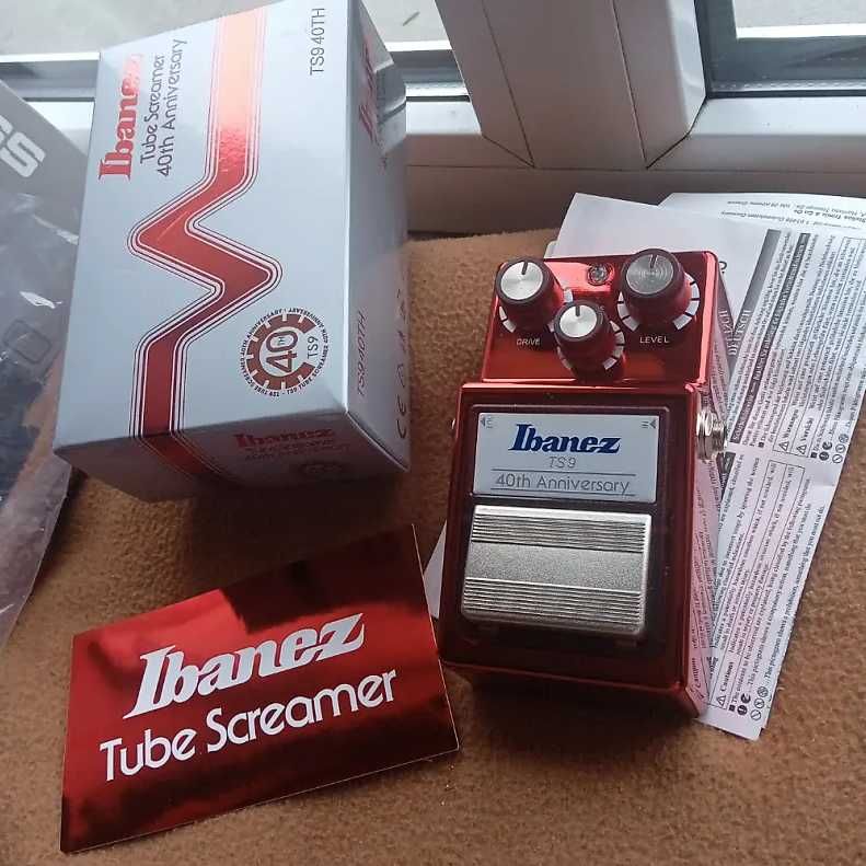 Ibanez TS-9 Tubescreamer Ruby Red 40th Anniversary Limited Edition