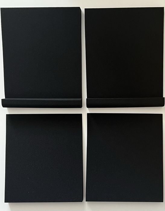 TONOR podkładki akustyczne 2 szt. pod głośniki, pianka czarna