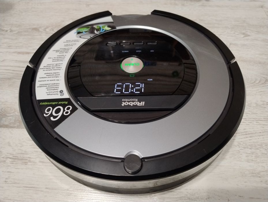 Sprawna płyta główna z obudową i zderzakiem Irobot Roomba 866