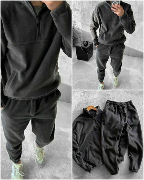 Костюм чоловічий флісовий, 4 кольори‼️Роздріб та ОПТ‼️