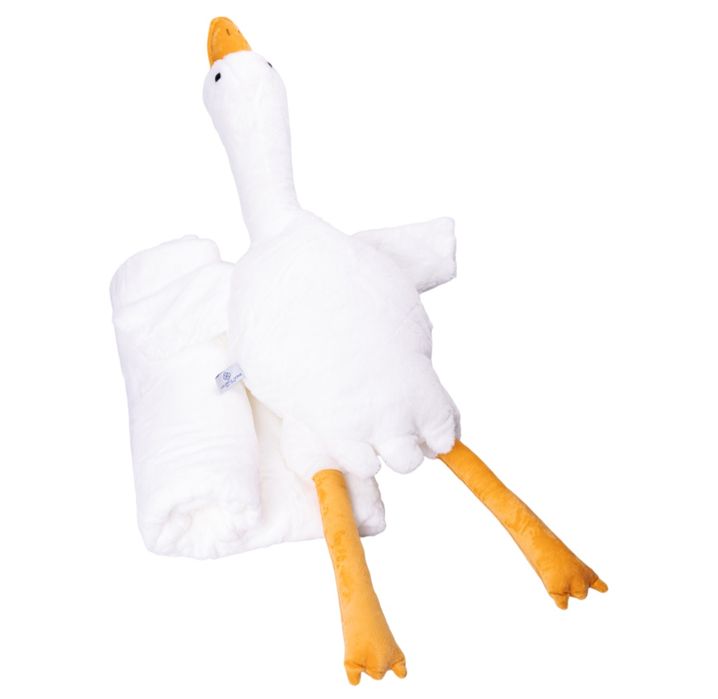 3-в-1 Плед-подушка-іграшка Гусь-обнімусь. Гусь-обнимусь. Трансформер