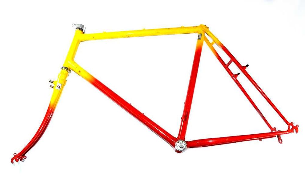 Rama rowerowa frameset 26" Columbus Campagnolo Italy 26" widelec cr mo