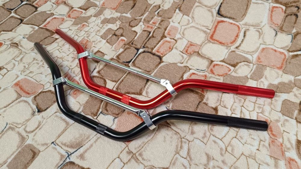 Кермо на мотоцикл з перекладиною 22мм руль на мото 70см alfa spark