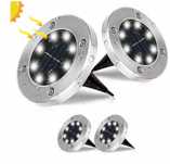 Lampki ogrodowe 8 led 4 sztuki