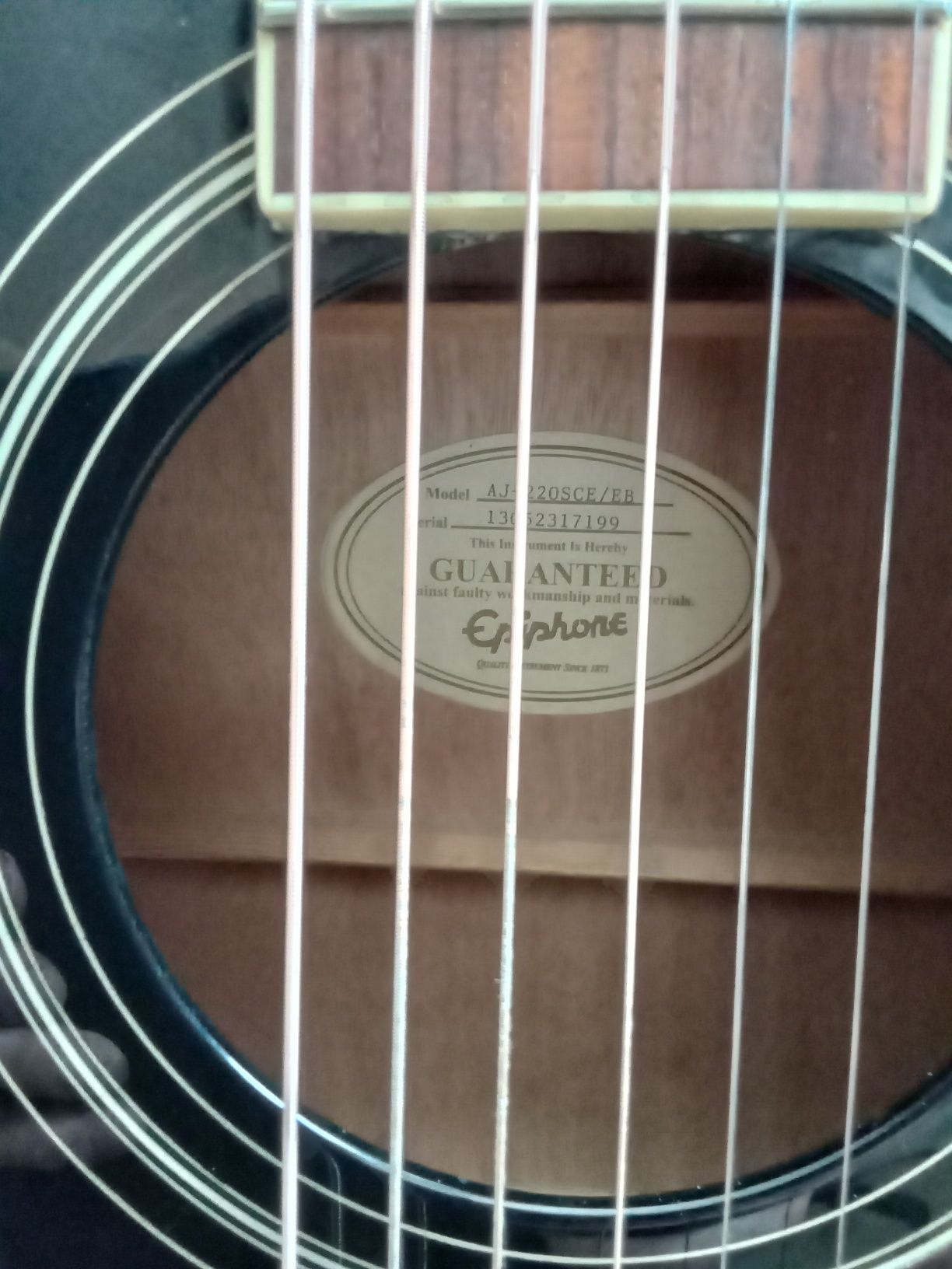 Gitara  elektroakustyczna Epiphone aj 220 sce eb