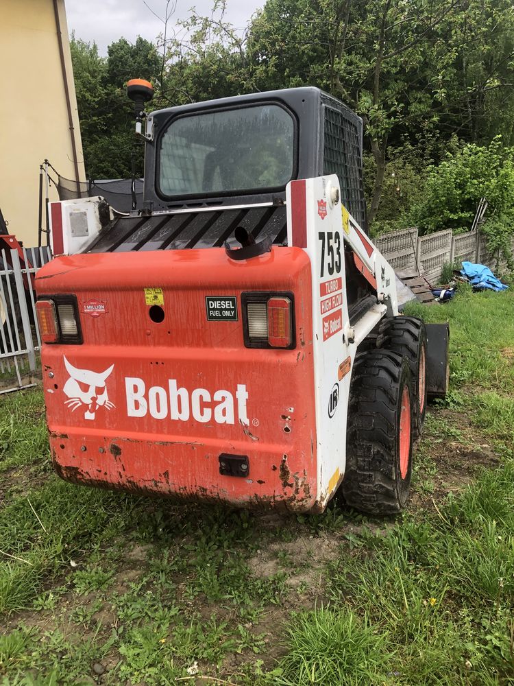Bobcat 753 + osprzet kopiący