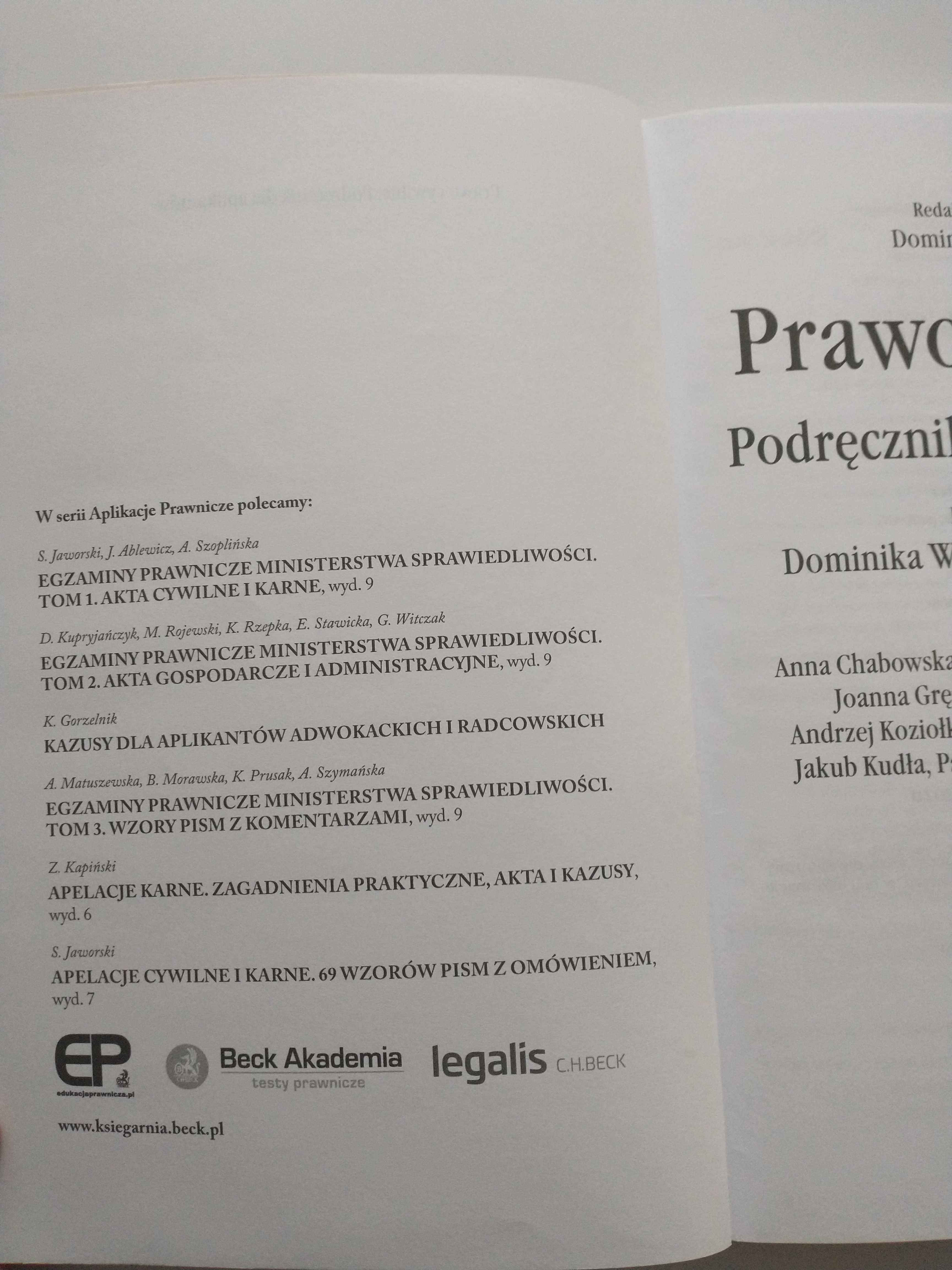 Prawo cywilne Podręcznik dla aplikantów