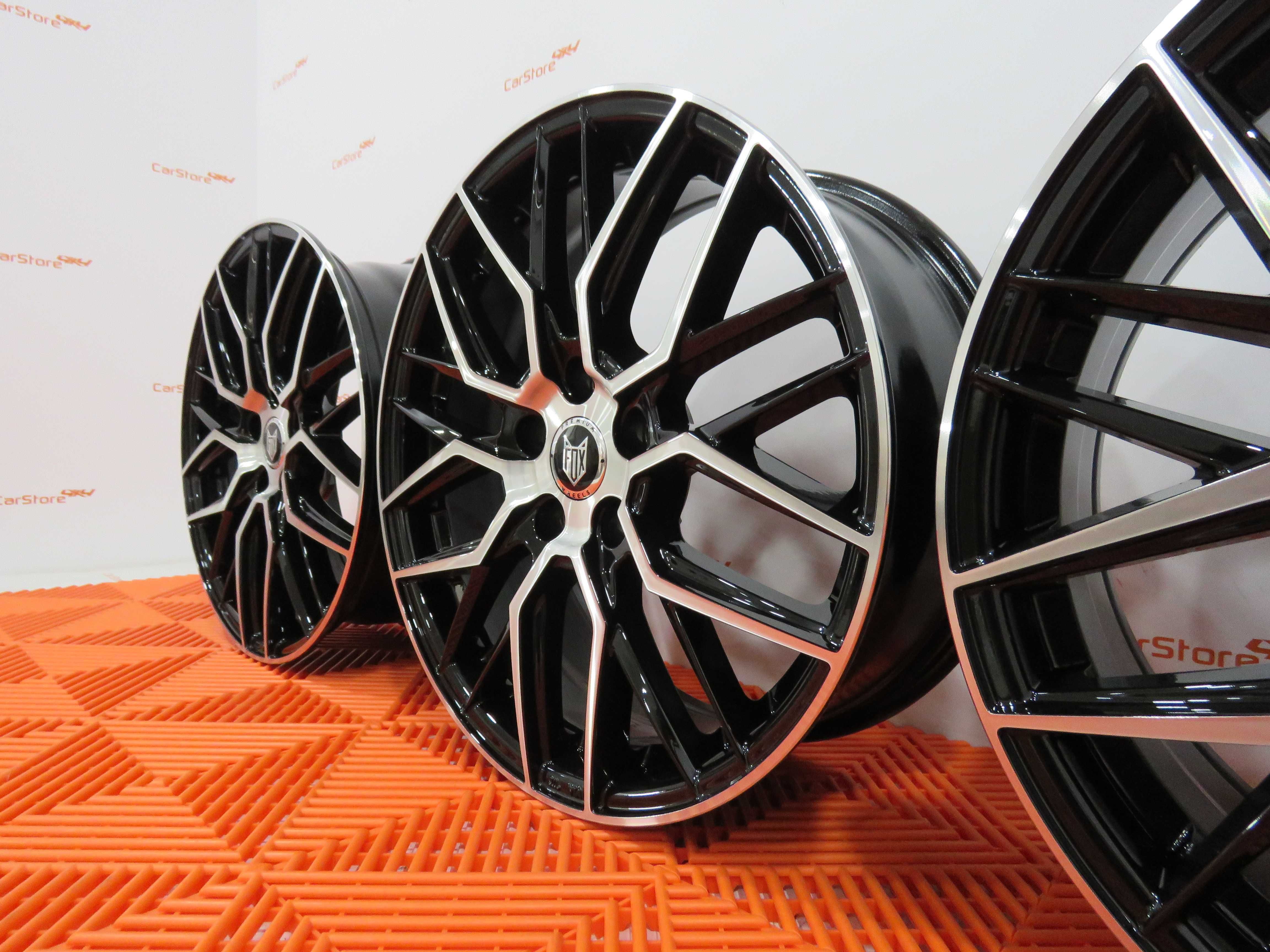 Jante Fox BMA 17 x 7 et 38 5x100 Pretas e maquinadas