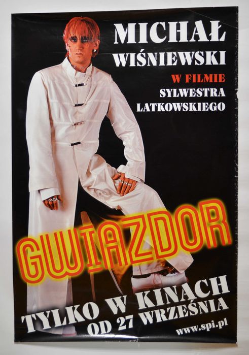 Gwiazdor Michał Wiśniewski (2002) Plakat Filmowy Kinowy 68x98 cm