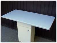 Blat kuchenny laminowany 118 x 60 cm kolor szary
