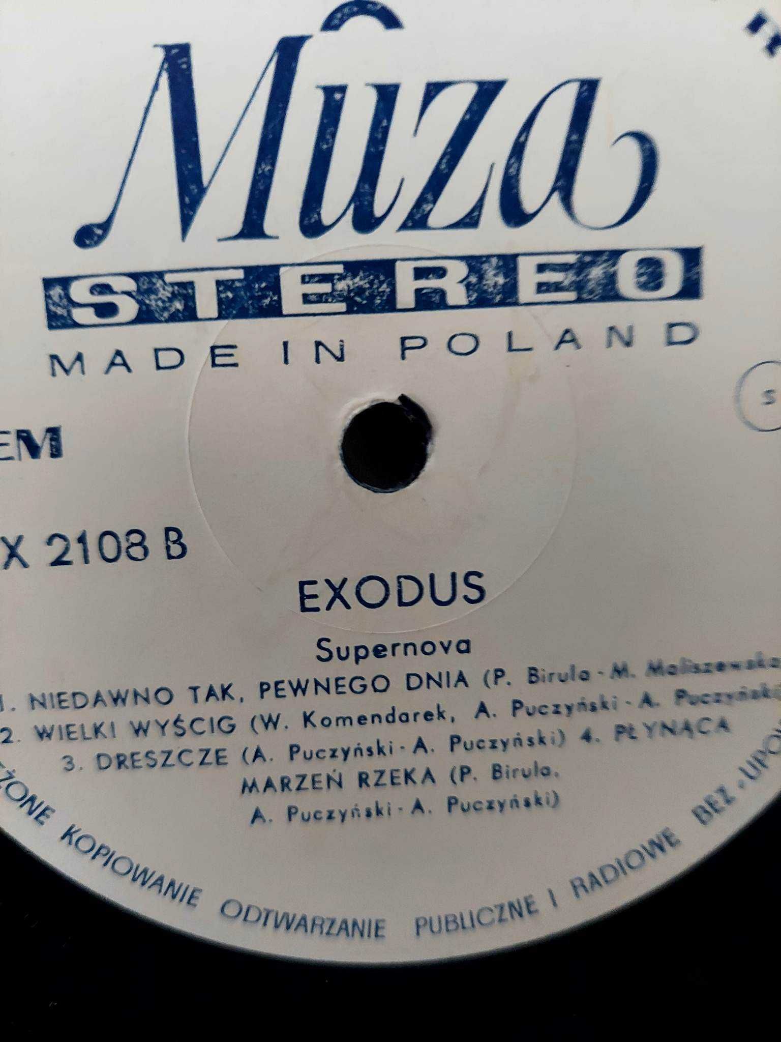 Długogrający drugi Album muz. Zespołu EXODUS "SUPERNOVA" z roku 1981