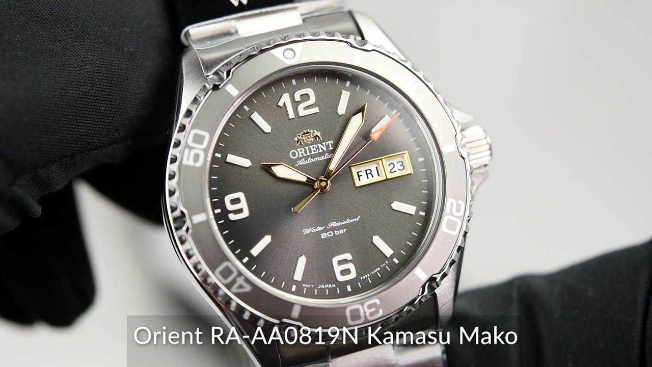 *NOVO* Orient KAMASU Automatico RA-AA0819N (Safira, 41,8 mm)