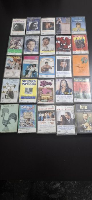 Coleção de Cassetes Musica Portuguesa