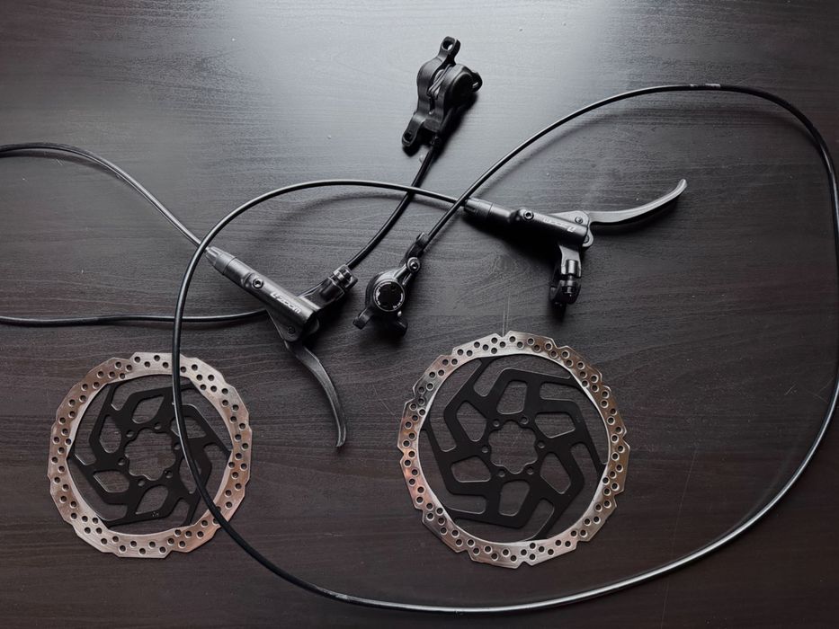 Części MTB widelec ZOOM hamulce hydrauliczne przerzutka Sride opony 29