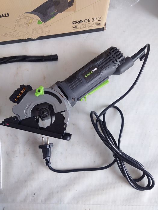 Mini pilarka tarczowa 480W z laserem Prowadnica do cięcia drewna płyt