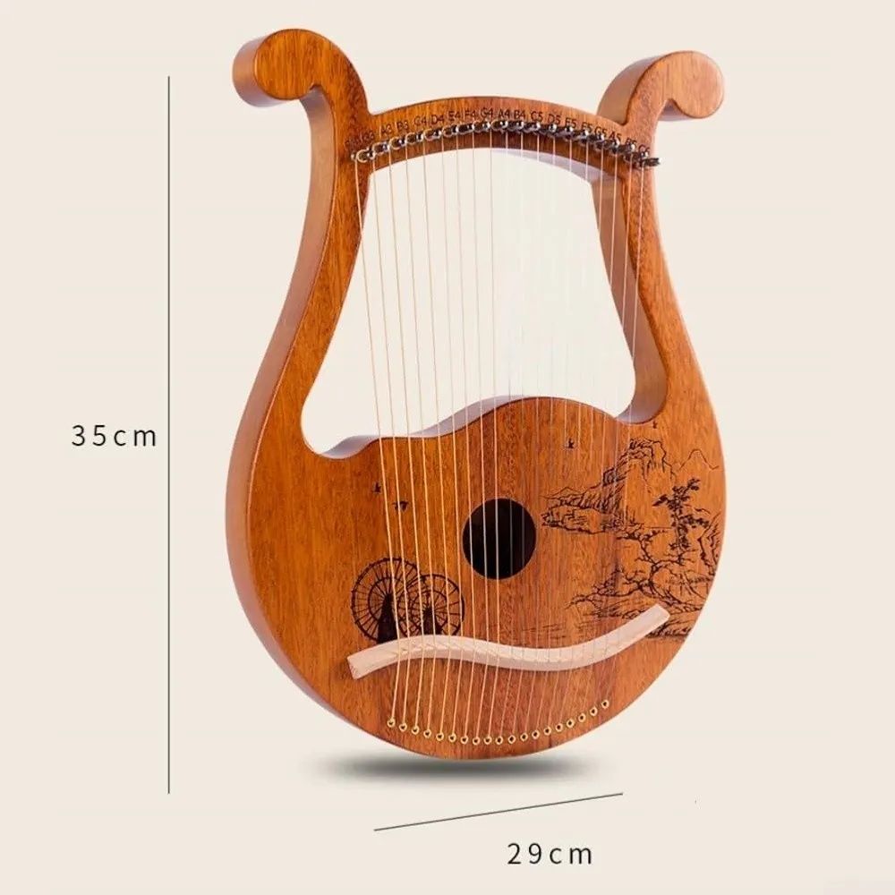 Lira/Harpa Instrumento Musical (19 Cordas)