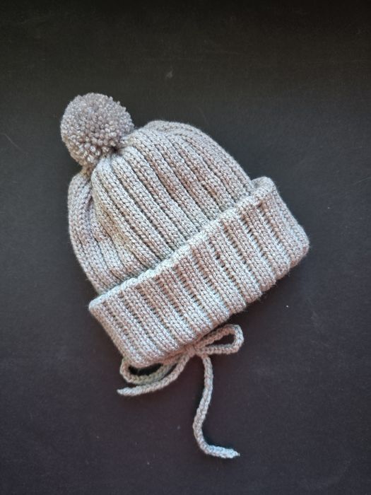 Czapka zimowa dla noworodka 0-3 miesiąca