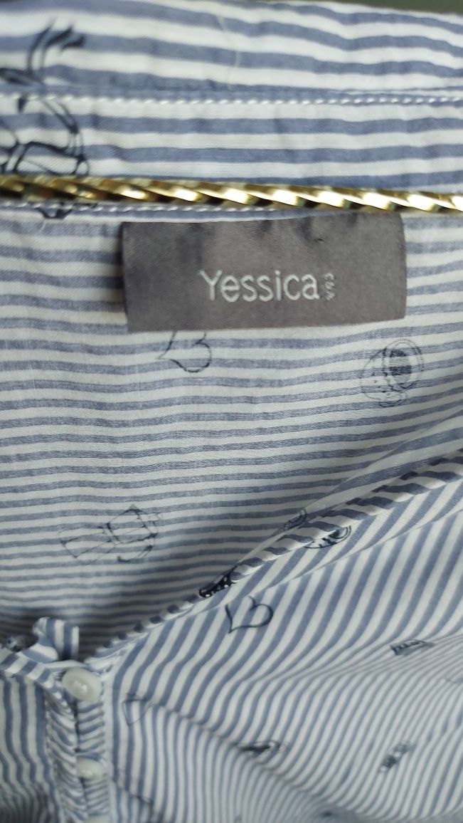 Yessica C&A Bluzka koszulowa Koszula rozm.42 Fajne aplikacje