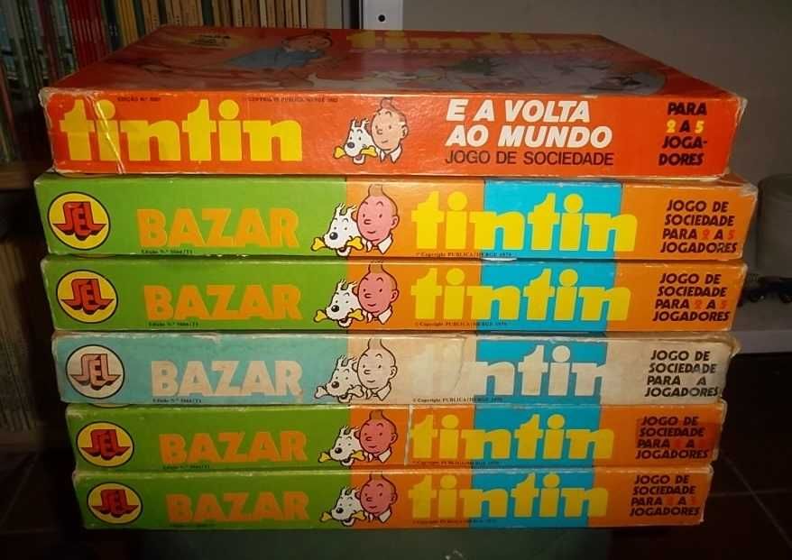 Jogos do TINTIM , fabrico nacional Bertrand e SEL